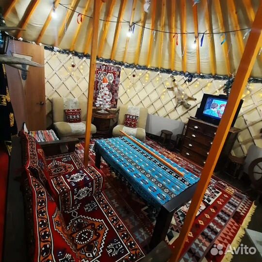 Юрта с баней