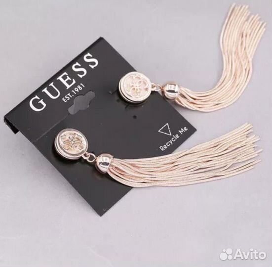 Шикарные серьги Guess новые оригинал