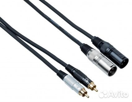 Кабель межблочный 2XLR-2RCA Bespeco EAY2X2R150 1.5