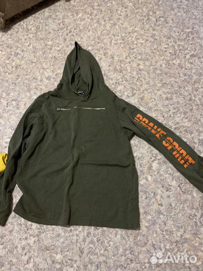 Вещи пакетом: брюки в клетку, худи оверсайз и т.д