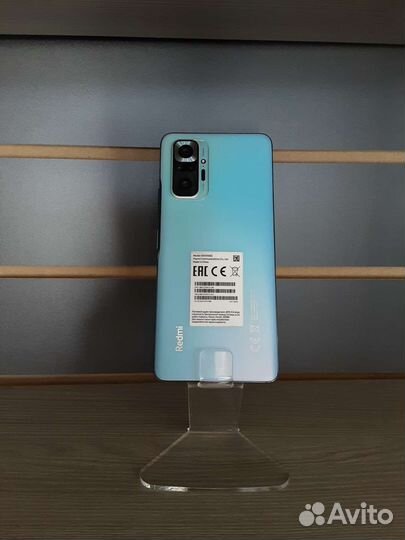 Телефон xiaomi Redmi note 10 pro 6/128gb голубой