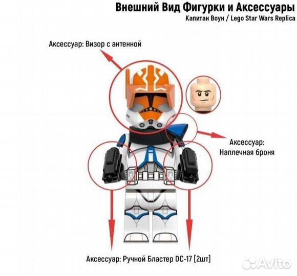 Лего Звёздные Войны Минифигурки Аналог