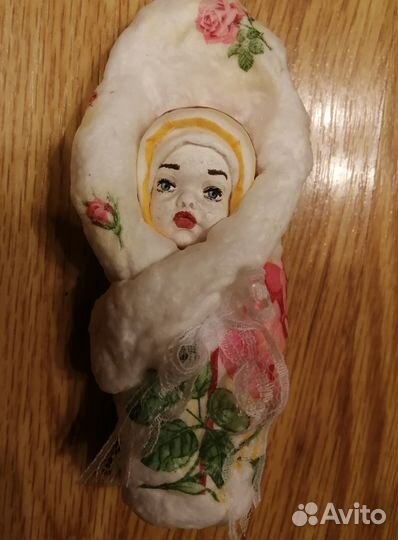 Ватная игрушка. Ёлочная игрушка. 