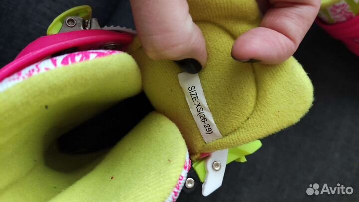 Роликовые коньки раздвижные 26-29 размер