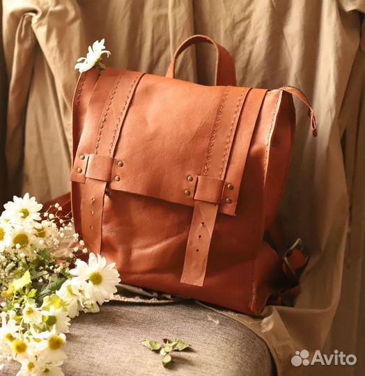Рюкзак женский натуральная кожаный