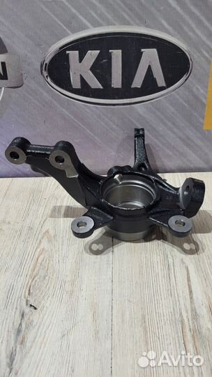 Кулак поворотный Цапфа Ступица в сборе Kia RIO 3 П
