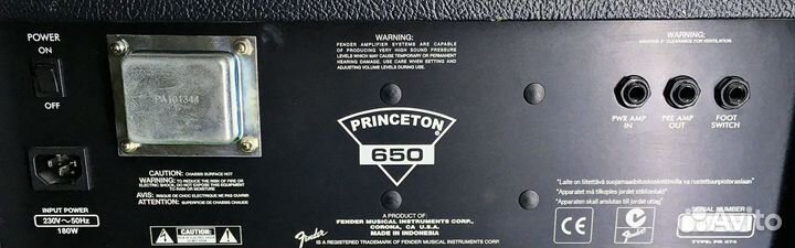 Гитарный комбик Fender Princeton 650