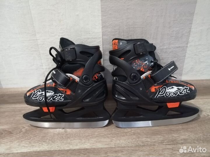 Коньки детские раздвижные 26-30р