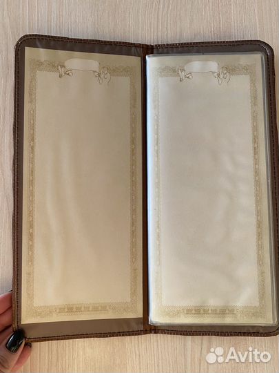 Папка для меню привезу