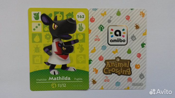 16. Animal Crossing amiibo-карты (161-170) 4U