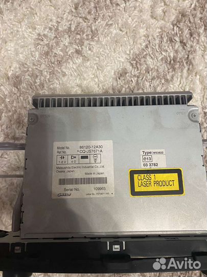 Штатная магнитола тойота