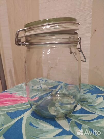 Банка с крышкой с бюгельным замком Икеа