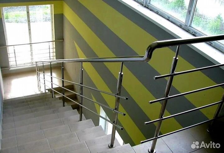 Перила с поручнем пвх