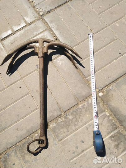 Якорь для лодки складной б/у вышлю т.к