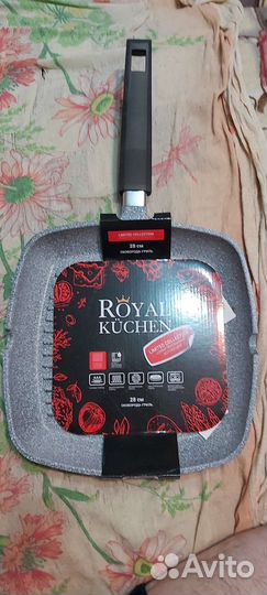 Royal kuchen сковорода гриль 28 см