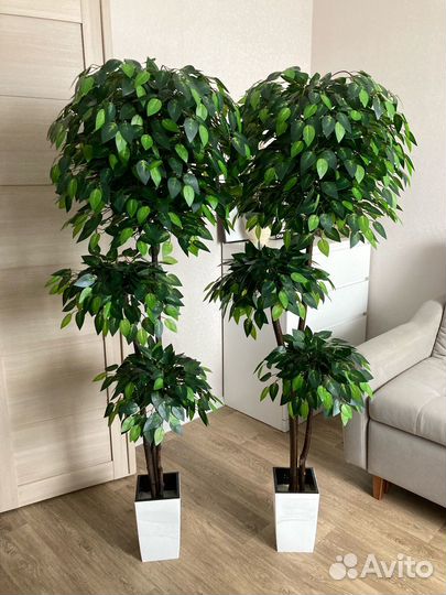 Искусственные цветы деревья пальмы