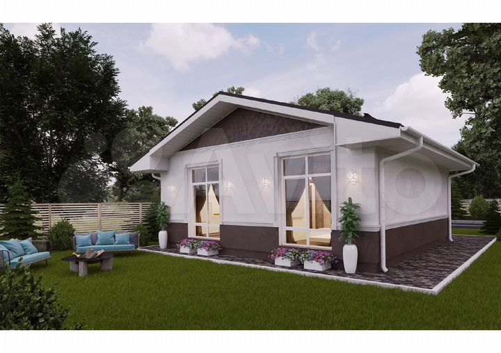 Дом 67 м² на участке 10 сот.