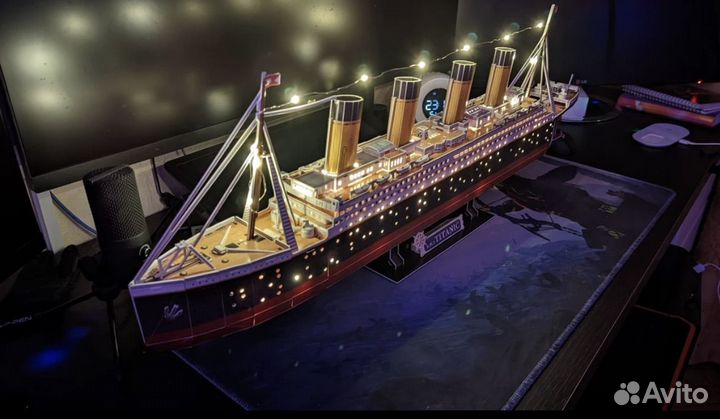 Лайнер Титаник масштаб модели 1:95