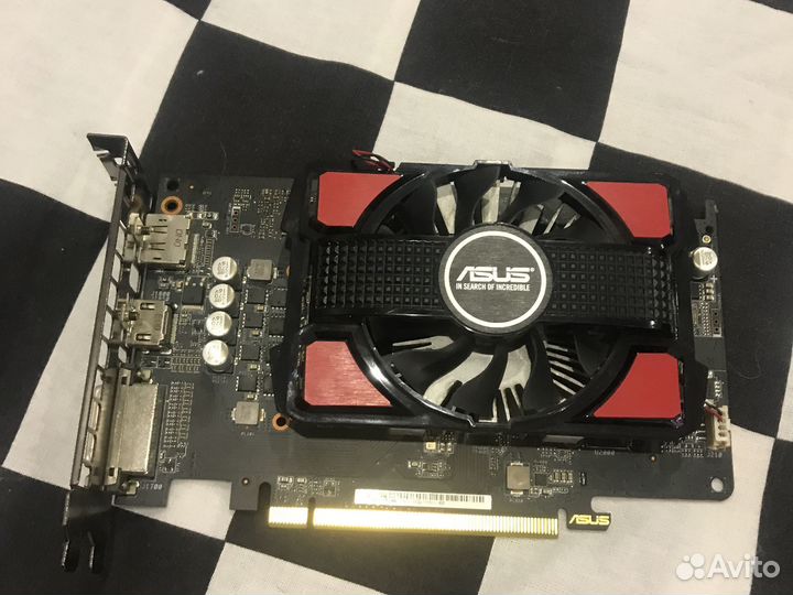 Видеокарта asus rx 550 2 gb
