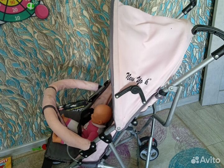 Прогулочная коляска трость бу