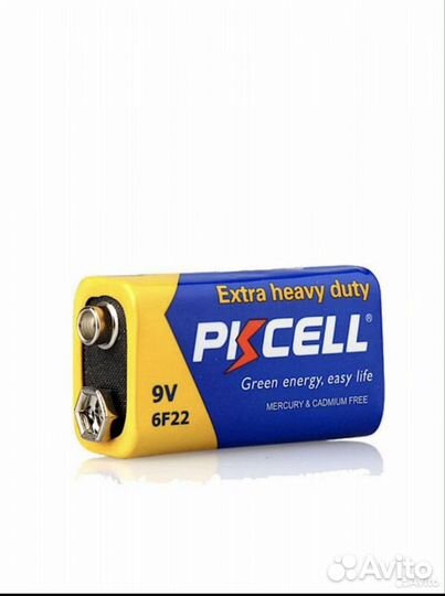 Батарейка крона 9V 6F22
