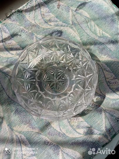 Салатник хрусталь СССР