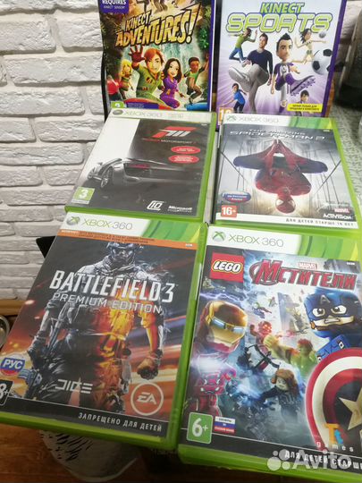 Игры на xbox 360 лицензия kinect
