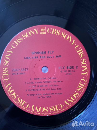 LP Lisa Lisa And Cult Jam* – Spanish Fly