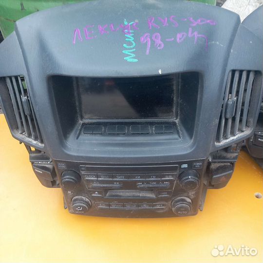Lexus rx 300 магнитола сборе