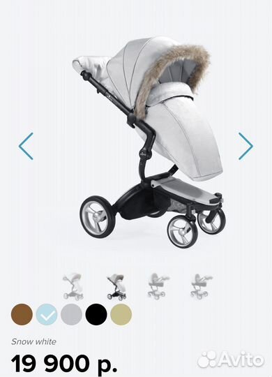 Зимний комплект для коляски mima xari