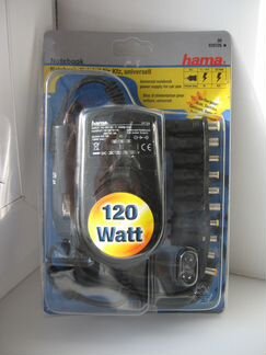 Универсальный блок питания для ноутбуков Hama 120w