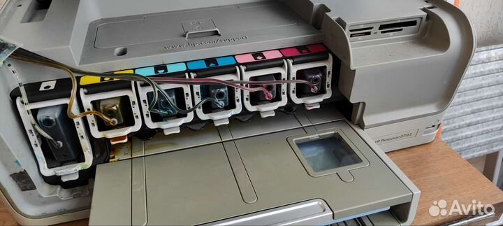 Принтер струйный HP D7163 с снпч