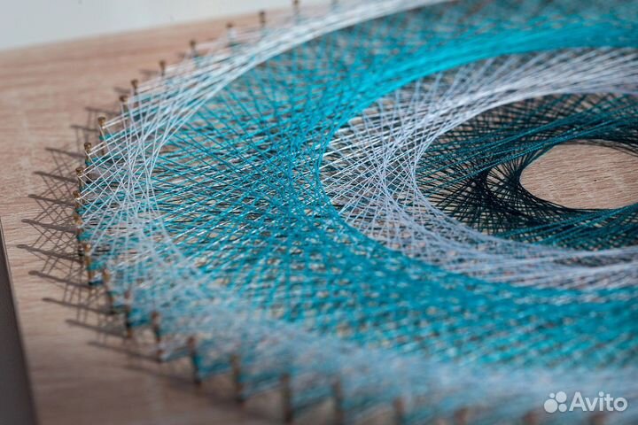 Мандала из ниток в интерьер