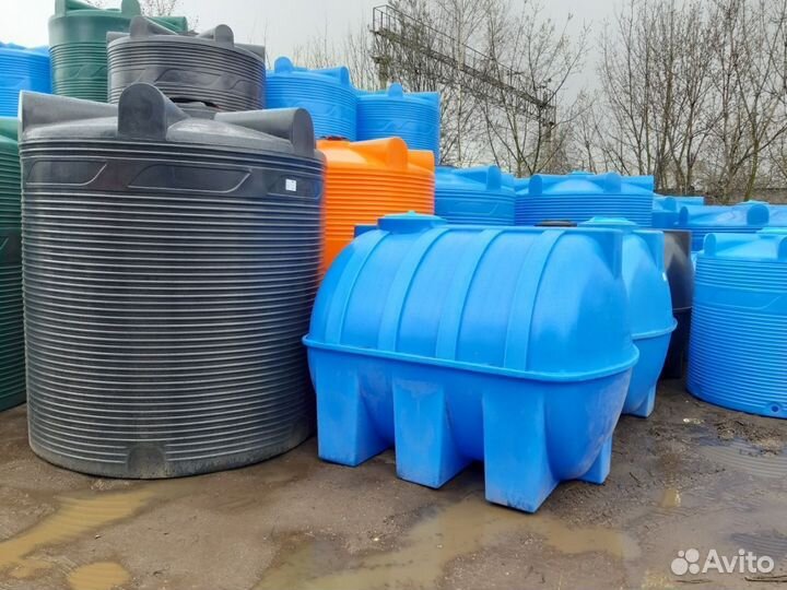 Пластиковые резервуары емкости баки бочки 1000л