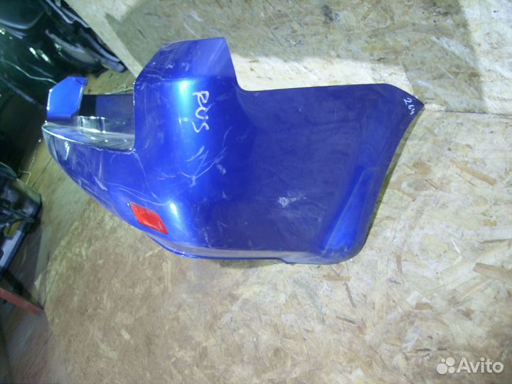 Бампер задний Honda HR-V GH Синийцарапины