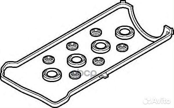 Комплект прокладок, крышка головки цилиндра 458310