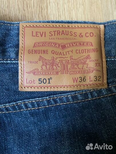 Джинсы levis 501