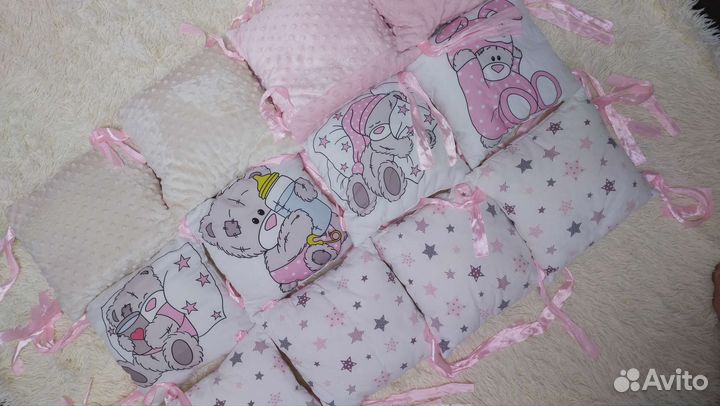 Бортики в детскую кроватку