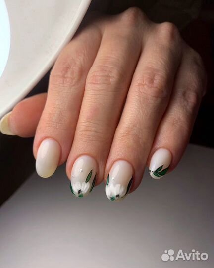 Маникюр, покрытие Гель лаком,ногти