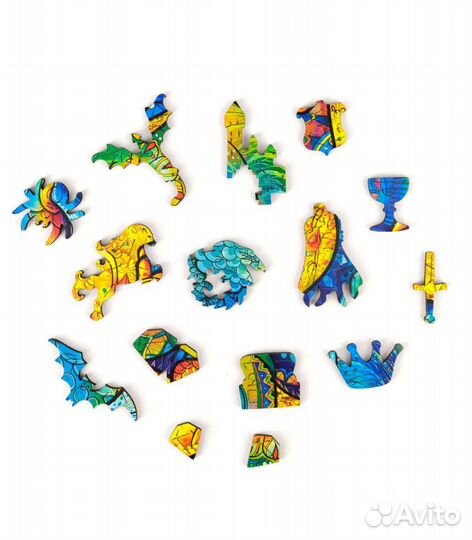 Фигурный пазл Unidragon, Оберегающий Дракон, разме