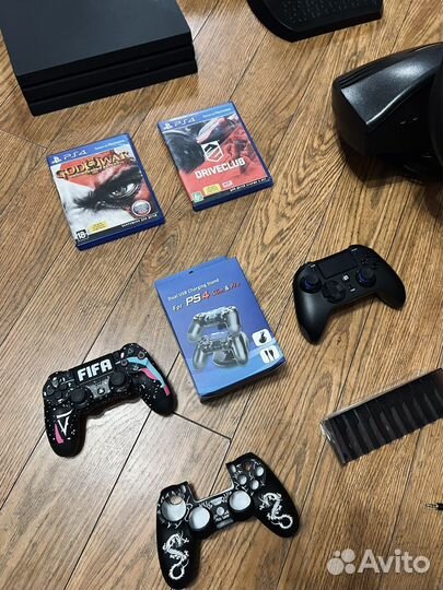 Sony playstation 4 pro + набор
