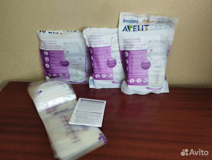 Пакеты для хранения грудного молока Philips Avent