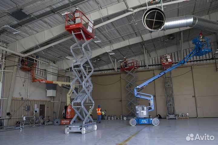 Прокат/аренда подъемник ножничный/телескопический