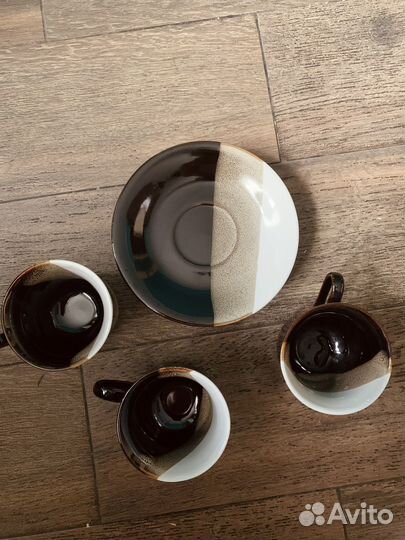 Кофейный сервиз, набор чашек с блюдцами
