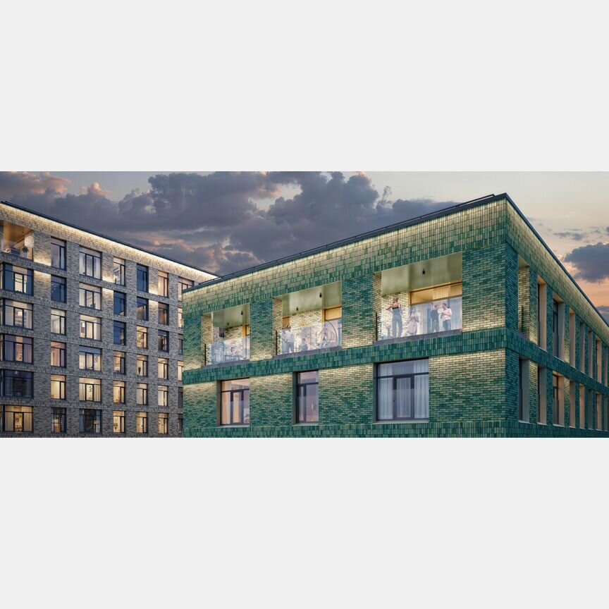 2-к. квартира, 63,3 м², 1/12 эт.