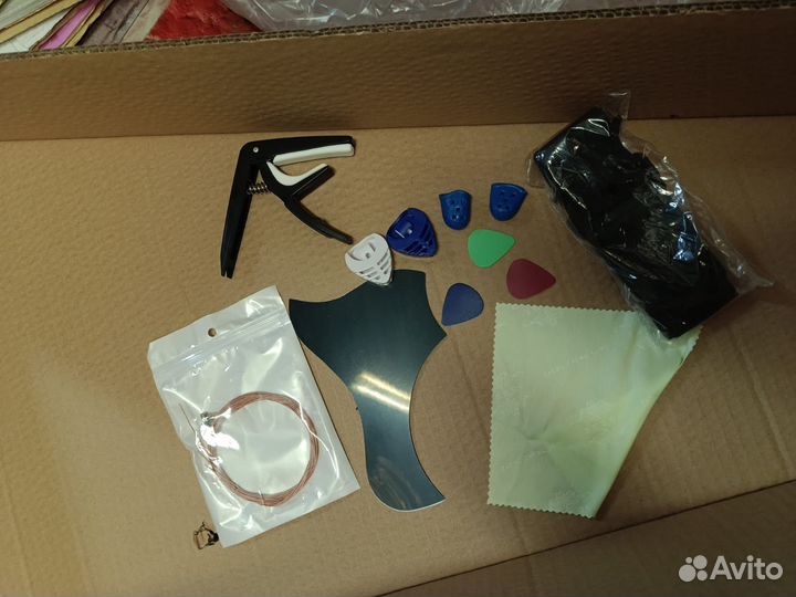 Гитара акустическая 6 струн новая