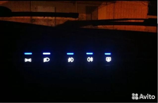 Пересвет кнопок