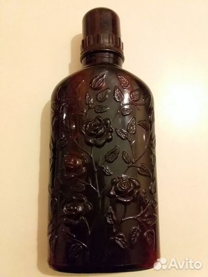 Бутылка Коллекционная. Темное стекло. Карболит