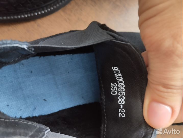 Ботинки замшевые натуральные