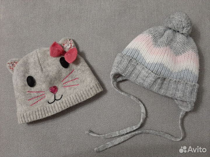 Зимние шапки для девочки